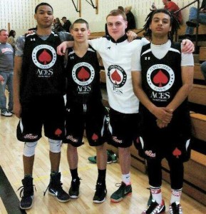 A few 17u players after a win over the Lansdale Pioneers
